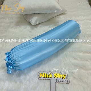 Vỏ Gối Ôm Phi Lụa Size 1mx35cm - Vỏ Gối Chất Liệu Phi Mát Mịn - Nhà Shy Home Decor