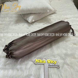 Vỏ Gối Ôm Phi Lụa Size 1mx35cm - Vỏ Gối Chất Liệu Phi Mát Mịn - Nhà Shy Home Decor
