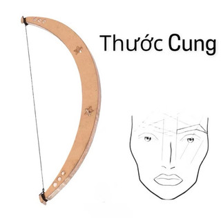 Thước Cung Đo Chân Mày Phun Xăm  Sợi Chỉ Mảnh