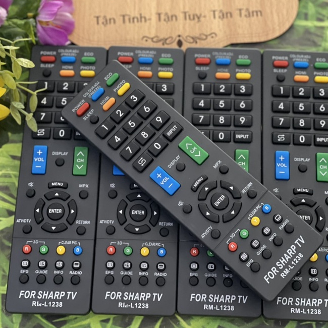 🎀[TẶNG PIN]🎀 Remote tivi SHARP hàng thường KHÔNG Internet