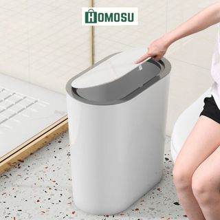 Thùng Rác Để Khe Hẹp, Thùng Đựng Rác Phòng Tắm, Nhà Bếp Có Nắp Kín Chống Nước Tr032