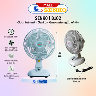 Quạt bàn mini SENKO B102 - màu ngẫu nhiên