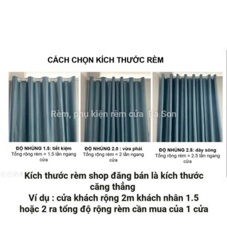 RÈM CỬA CAO CẤP  NHIỀU KÍCH THƯỚC