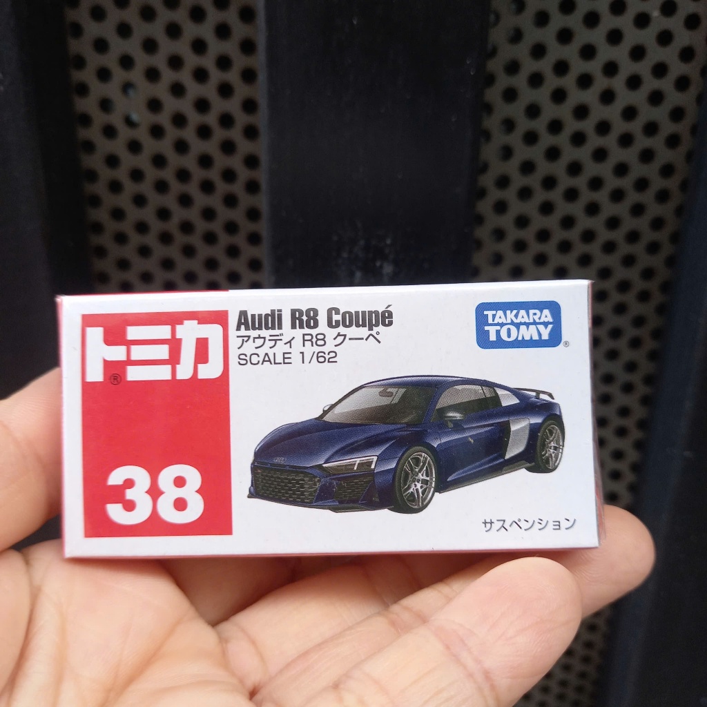 Đồ chơi mô hình xe tomica, No.38 Audi R8 Coupé (full box full seal)