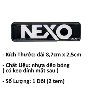 2 chiếc tem dán thùng loa nexo