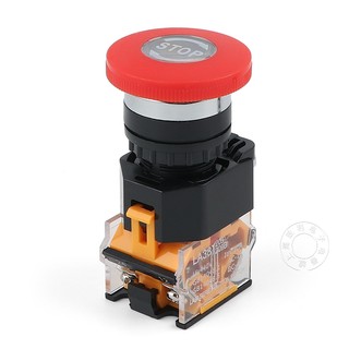Combo 10 Nút dừng khẩn cấp STOP LA38-11ZS - NÚT ẤN STOP KHẨN CẤP phi 22mm