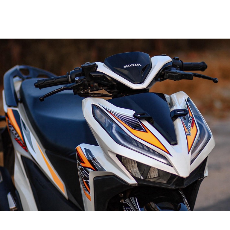 tem rời vario trắng cam đen