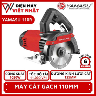  Máy cắt gạch đá cầm tay Yamasu YMS-110R chính hãng sử dụng lưỡi 110mm công suất 1.050W - Điện máy Việt Nhật 