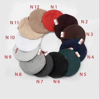 [SHIP HỎA TỐC] [CÓ SẴN]  Mũ nồi beret Nỉ Dạ dày dặn ( không phải loại len mỏng) HÌNH THẬT