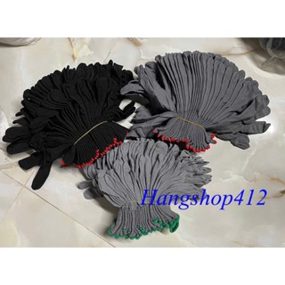 Bó 12 đôi găng tay mút màu Đen - Xám