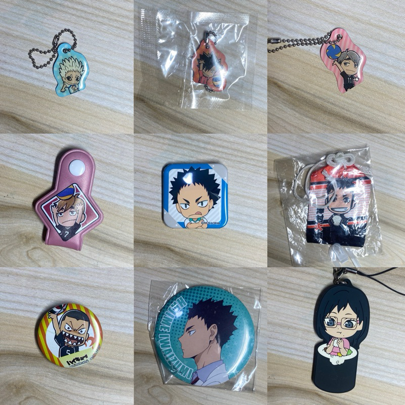 [đọc kĩ mô tả] tổng hợp goods badge huy hiệu móc khoá haikyuu