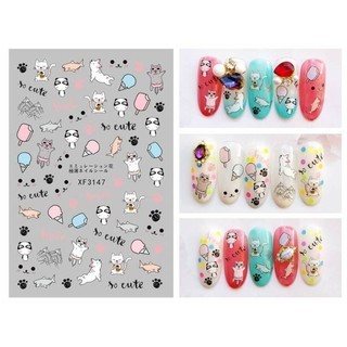 Hình dán Sticker nail mẫu mới