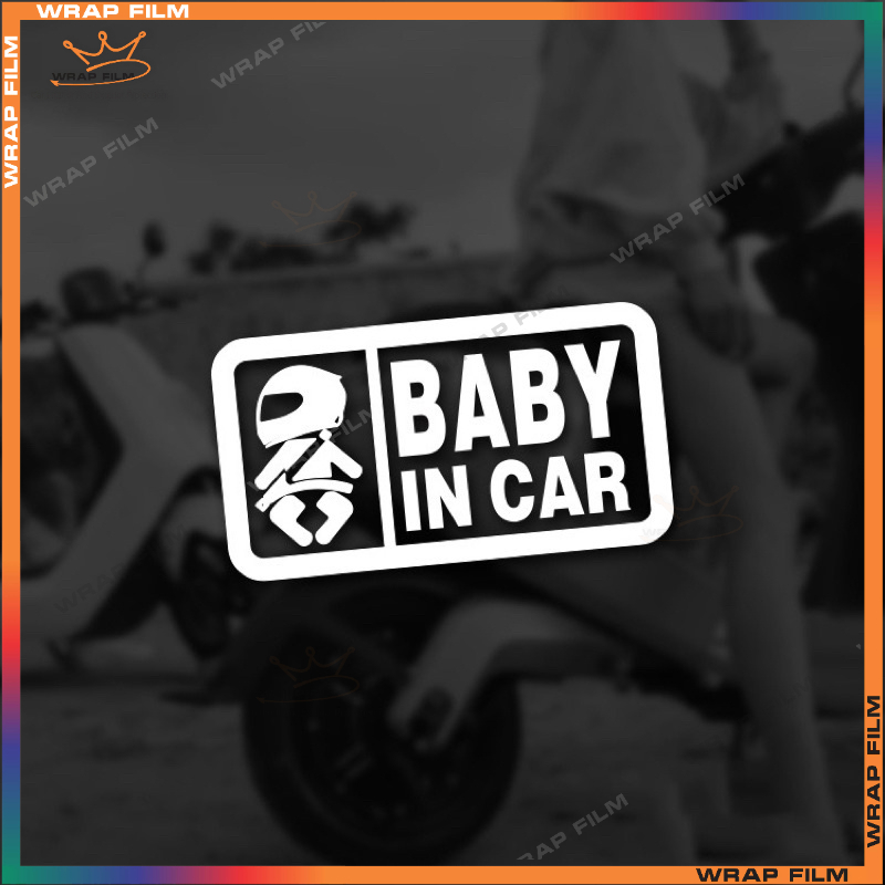 Tem dán Baby In Car