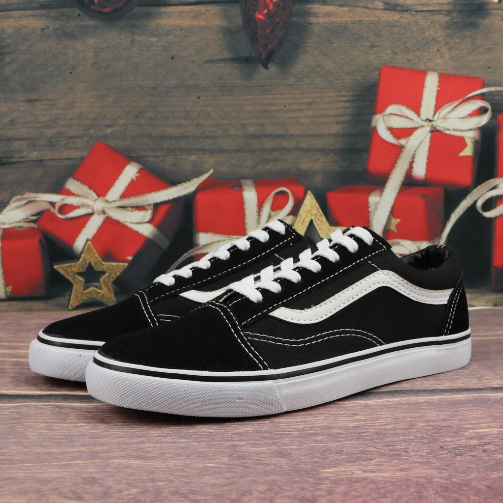 Giày Sneaker Nam & Nữ Vs Oldskool Phong Cách   Đen