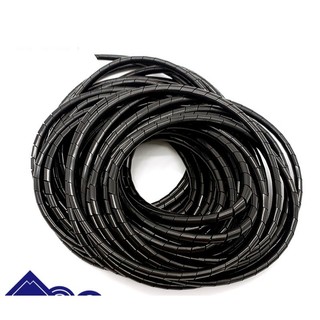 Combo 5 Cuộn Ống xoắn luồn dây điện - ống ruột gà quấn dây điện phi 8mm ,10mm, 12mm