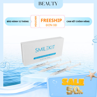 Gel Trắng Răng Smile Kit Thế Hệ Mới Dòng Gel Tẩy Trắng Răng Chuyên Dụng Tại Nhà (Bộ 3 Ống Gel Làm Trắng Răng)