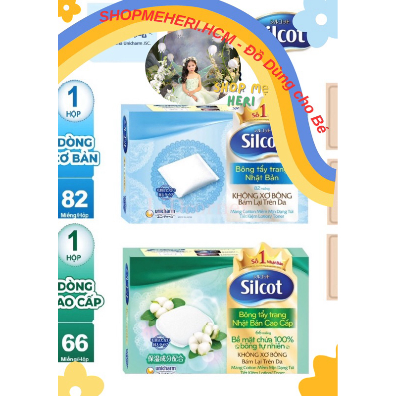 Bông Tẩy Trang Silcot NHẬT BẢN