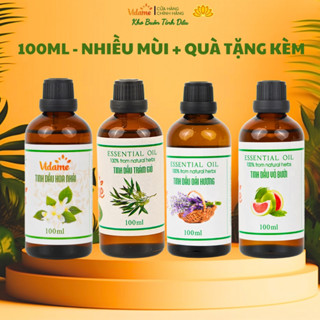 [GIÁ SỈ - KÈM QUÀ TẶNG ] 100ml tinh dầu thơm phòng VIDAME nguyên chất nhiều mùi tuỳ chọn