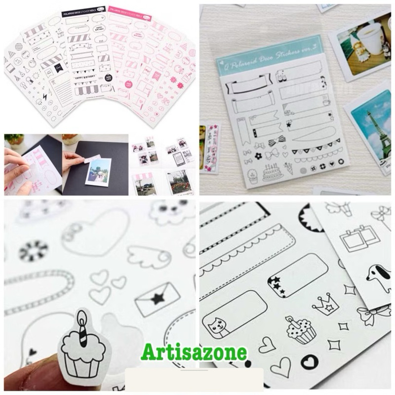 Bộ sticker sinh nhật - Bộ 06 tờ