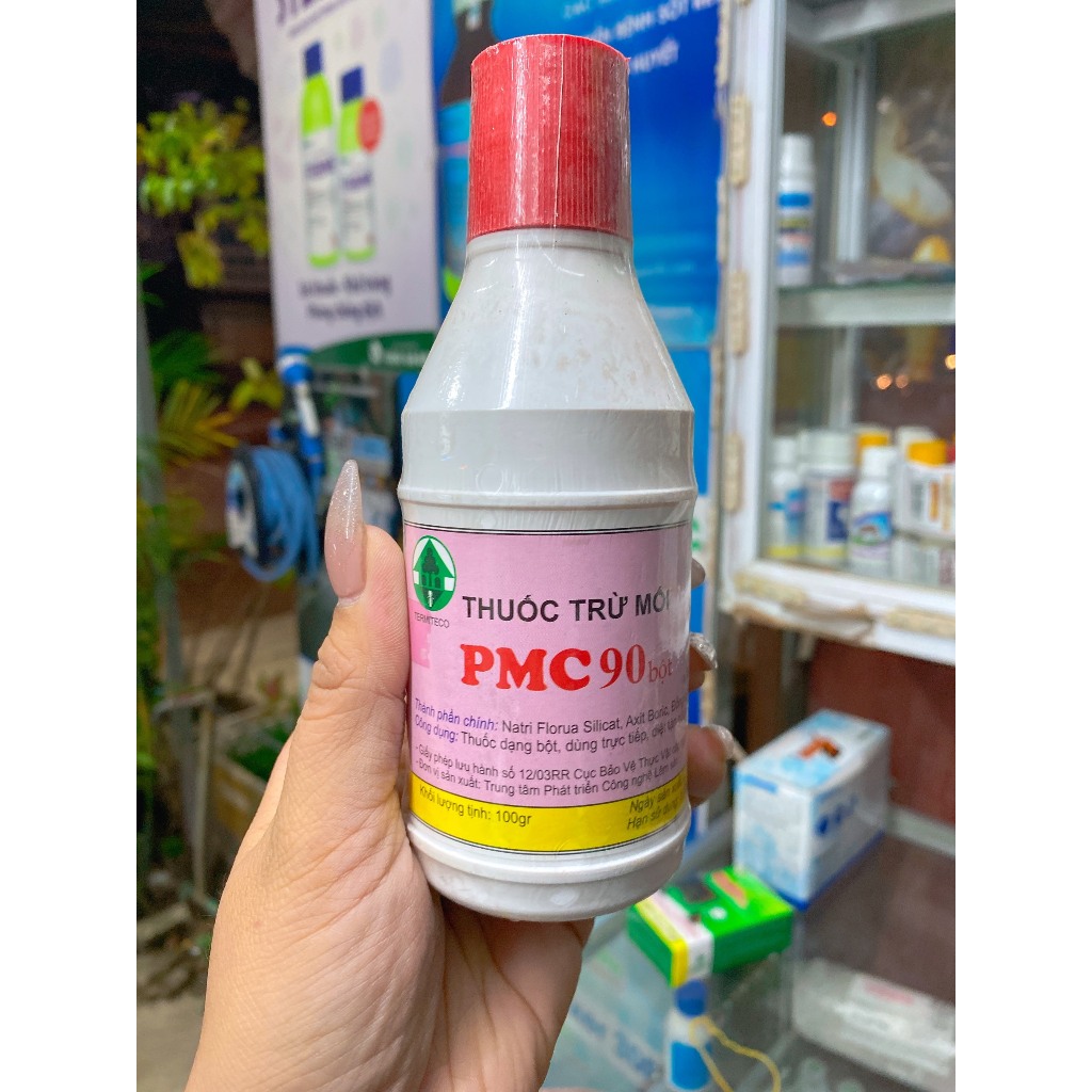 Bột trừ mối PMC 90 - diệt hoàn toàn ổ mối (chai đỏ)