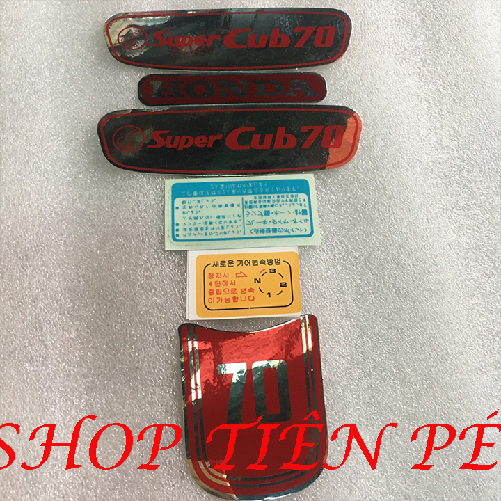 BỘ TEM CUB 78/70 HÀNG CAO CẤP