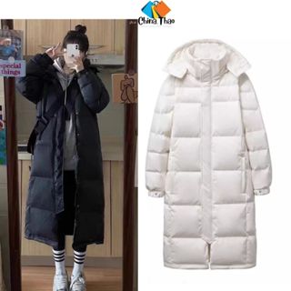Áo khoác phao dáng dài đại hàn nam nữ siêu ấm, siêu dày đã kèm ảnh thật