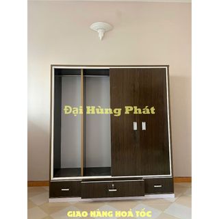 Tủ nhựa 4 cánh cửa lùa