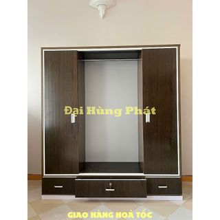 Tủ nhựa 4 cánh cửa lùa