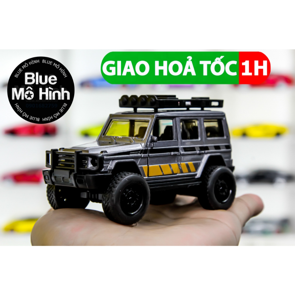 Mô hình xe Mercedes G63 Camping 1:36 Xám