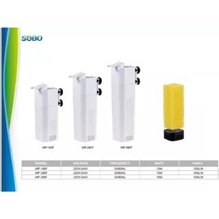 Bộ lọc hồ cá - bơm chìm bể cá cảnh Sobo WP-190F WP-290F WP-390F
