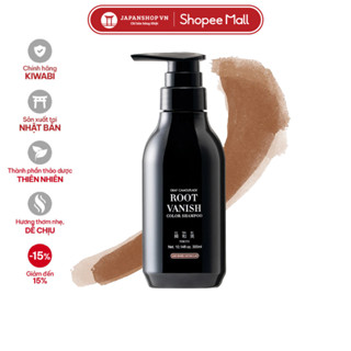 Dầu gội nhuộm tóc phủ bạc hữu cơ Root Vanish KIWABI an toàn cho da đầu, không gây kích ứng nội địa Nhật chính hãng