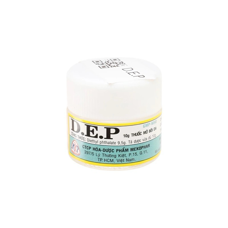 (hàng cty) mỡ bôi da D.E.P Mekophar diệt ghẻ ngứa (10g)