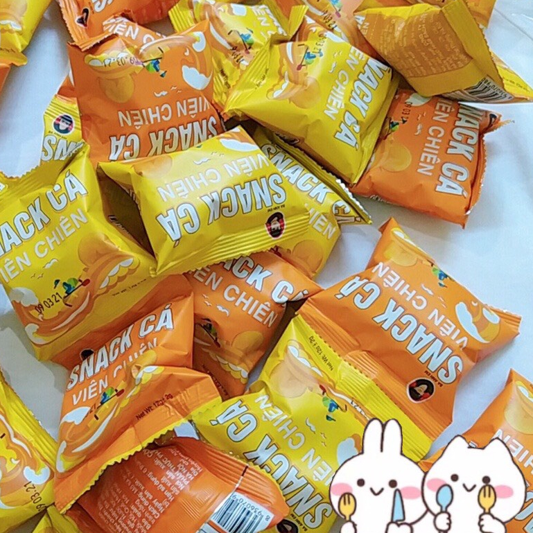 Combo 60 gói snack cá viên chiên