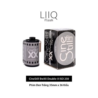 Phim CineStill BwXX Double-X ISO 250, Đen Trắng B&W, 135/35mm x 36 Kiểu, In Date Cho Máy Chụp Ảnh Film - LIIQ Flash
