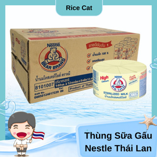 Thùng Sữa Gấu Nestle Thái Lan 96 Lon Sữa Mới Hạn Xa Date 6/2026