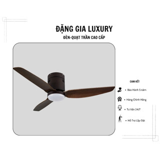 [ Mẫu Mới - Loại I ] Quạt trần mini cổ ngắn - quạt trần 3 cánh vênh dành cho chung cư trần nhà thấp 6 cấp gió mạnh