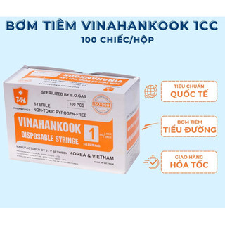 BƠM TIÊM VÀNG 1ML HỘP 100c
