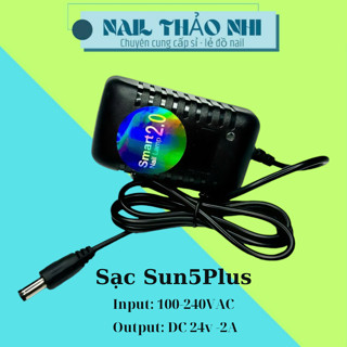 Dây sạc máy hơ gel Sun5 , Sun5 Plus , T2 , BQ , Sun Mate60 , Mate-60 , SunOne , Sun X8 NAIL THAO NHI