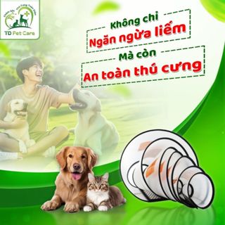 Vòng Chống Liếm Cho Mèo Và Cho Chó Zi Chen - Loa Cổ Chống Liếm TD Pet Care