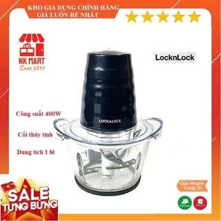 Máy xay thịt cối thủy tinh lock&lock ejm156blk