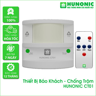 Thiết Bị Chống Trộm, Báo Khách Đa Năng HUNONIC CT01, Phát Hiện Chuyển Động Cảnh Báo Qua Điện Thoại
