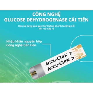 Que thử đường huyết Accu Chek Performa 50 que (Date mới )