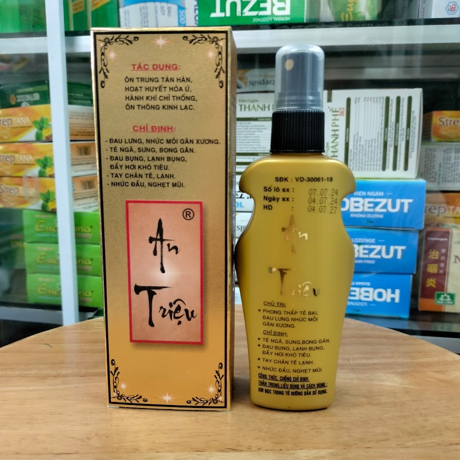 Cồn xoa bóp đa dụng An Triệu chai nhựa Chai 100ml