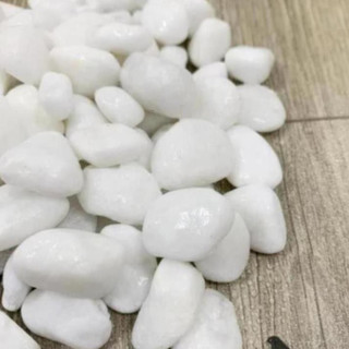 [ Nhiều size ] Đá sỏi trắng trang trí ( chọn size )