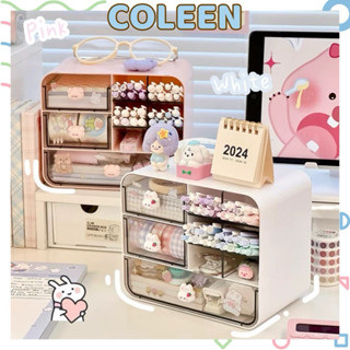 Tủ Mini Thỏ Vuông Đựng Bút Cute Trang Trí Bàn Học Decor COLEEN