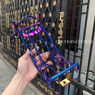 Baga giữa inox titan Future 125 2013-2024 , Fuled , Fu Mập