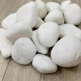 [ Nhiều size ] Đá sỏi trắng trang trí ( chọn size )