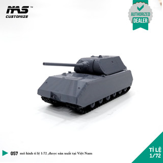 [NAS] Mô hình xe tăng Đức Maus 1/72, xe tăng lắp ráp MAUS , Mô hình quân sự xe tăng Maus tỉ lệ 1:72