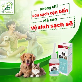 Dung Dịch Vệ Sinh Tai Hết Bẩn Cho Chó Mèo Bioline Ear Care - Nước Rửa Tai Cho Thú Cưng TD Pet Care