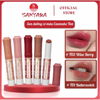  Son tint bóng Canmake Muchi Puru Tint dưỡng ẩm sâu giữ màu không trôi Nội địa Nhật 